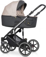 Детская коляска 2 в 1 Expander Exeo 04 Mocca (черная ткань – бежевая ткань)